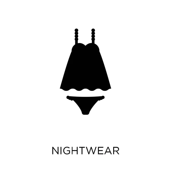 Nachtwäsche Nachtwäsche Symboldesign Aus Der Kleidersammlung Einfache Elementvektorabbildung Auf Weißem — Stockvektor