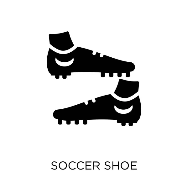 Futbol Ayakkabı Simgesi Futbol Ayakkabı Sembolü Tasarım Kıyafetler Koleksiyonundan Basit — Stok Vektör