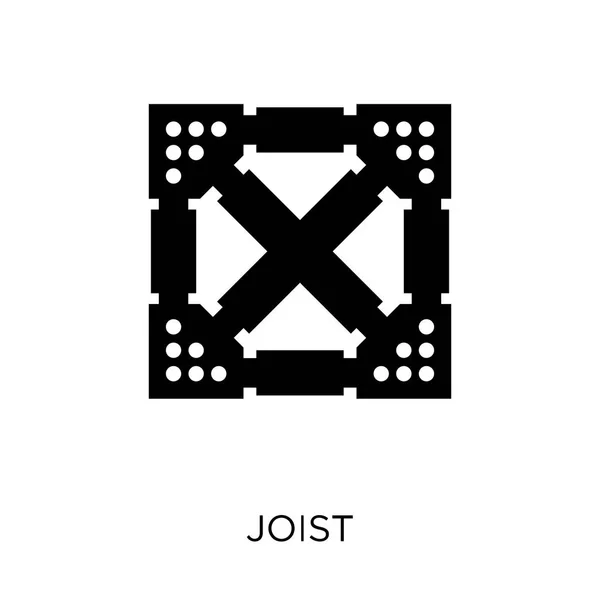 乔斯特图标 从建筑收藏的吊杆符号设计 简单的元素向量例证在白色背景 — 图库矢量图片