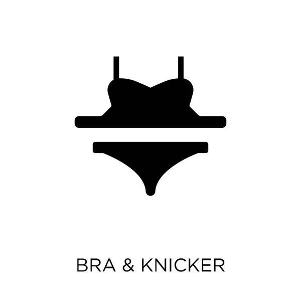 Bra Knicker Icon Bra Knicker Symbol Design Clothes Collection Simple — Stockový vektor