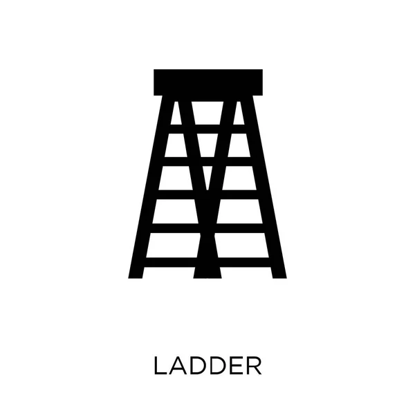 Leitersymbol Leitersymboldesign Aus Der Baukollektion Einfache Elementvektorabbildung Auf Weißem Hintergrund — Stockvektor
