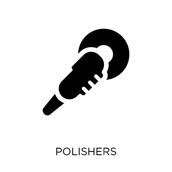 Polermaskiner Ikonen Polermaskiner Symbol Design Från Konstruktion Samling Enkelt Element — Stock vektor