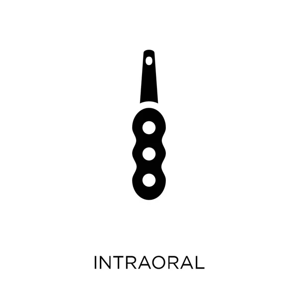Icono Intraoral Diseño Símbolo Intraoral Colección Dentist Ilustración Simple Del — Vector de stock