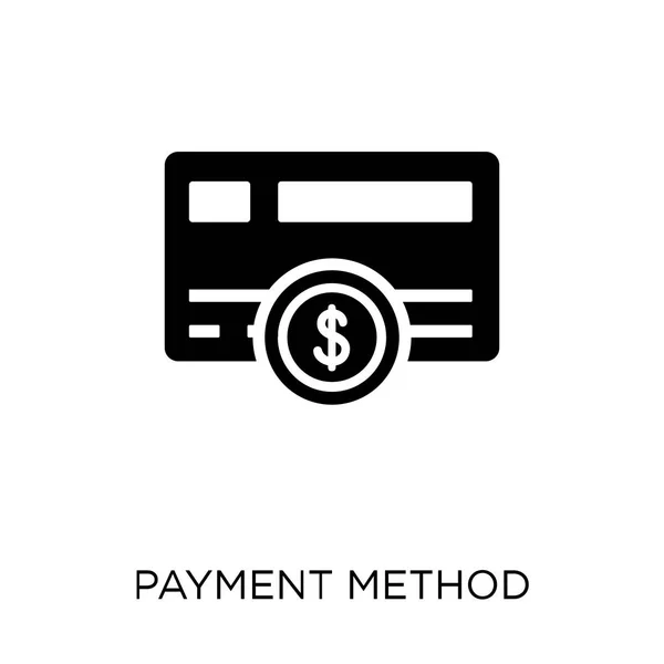 付款方式图标 付款方式符号设计从付款收集 简单的元素向量例证在白色背景 — 图库矢量图片