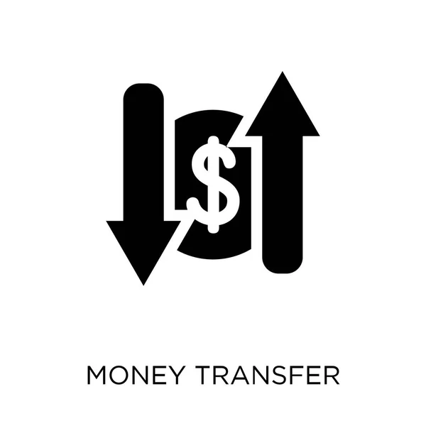 Icono Transferencia Dinero Diseño Símbolo Transferencia Dinero Colección Pago Ilustración — Vector de stock