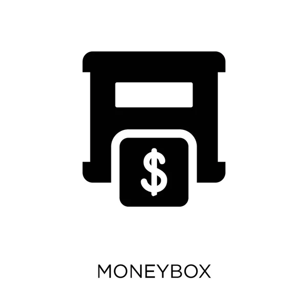 Moneybox 아이콘입니다 컬렉션에서 Moneybox 디자인입니다 바탕에 간단한 일러스트 — 스톡 벡터