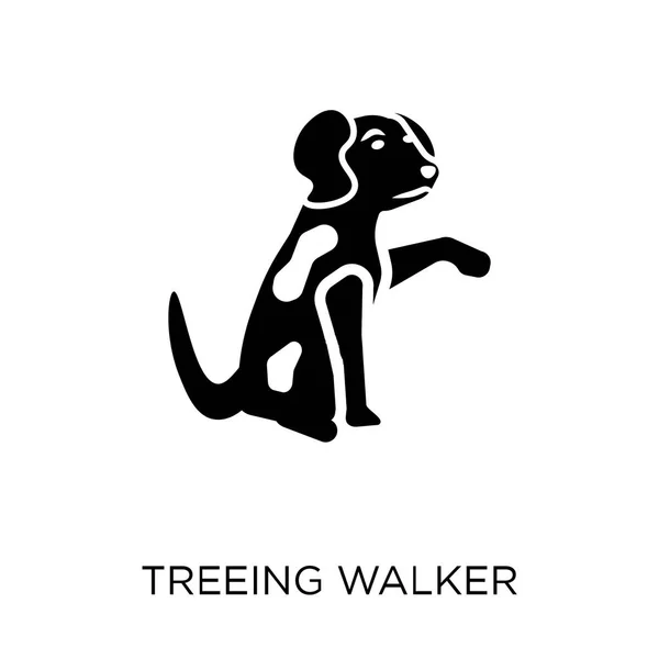 Иконка Собаки Уокера Кунхаунда Дизайн Собачьих Символов Уокера Кунхаунда Коллекции — стоковый вектор