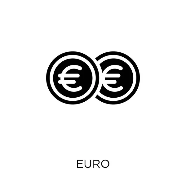 Euro Icon Euro Simbol Design Din Colectarea Plăților Element Simplu — Vector de stoc