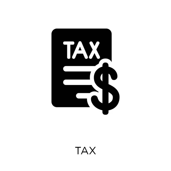 Tax Icon Tax Symbol Design Payment Collection Simple Element Vector — Stock Vector