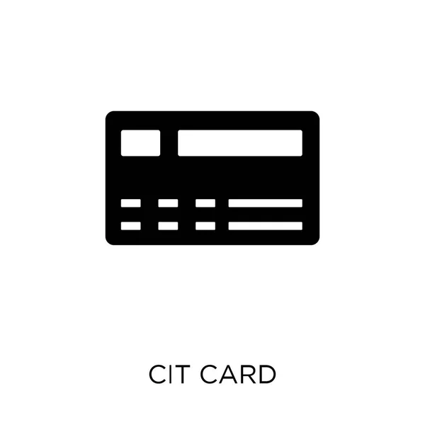 Ikonku Kreditní Karty Symbol Design Kreditní Karty Plateb Jednoduchý Prvek — Stockový vektor