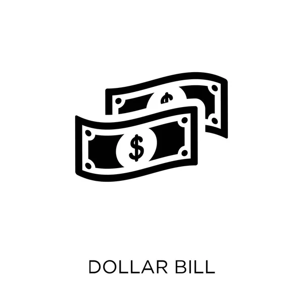 Dollar Bill Ikona Dollar Bill Symbol Projekt Kolekcji Płatności Element — Wektor stockowy