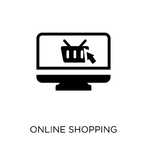 Online Shopping Icon Online Shopping Symbol Design Ecommerce Collection Simple — Stock Vector