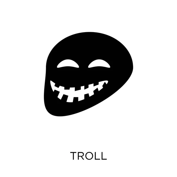 Ícone Troll Desenho Símbolo Troll Coleção Contos Fadas Ilustração Vetorial —  Vetores de Stock