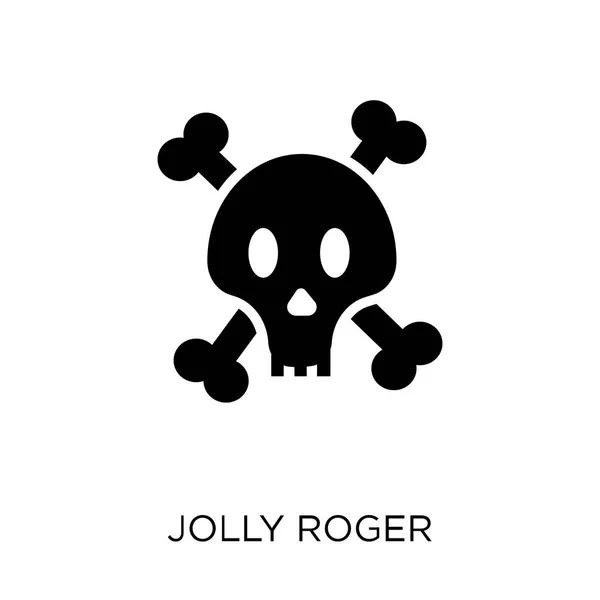 Jolly Rogers Ikone Lustiges Roger Symbol Design Aus Der Märchensammlung — Stockvektor