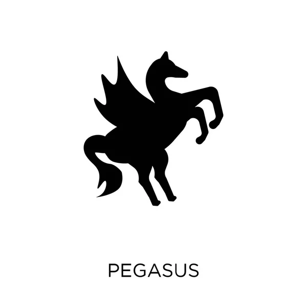 Pegasus Symbol Pegasus Symboldesign Aus Der Märchensammlung Einfache Elementvektorabbildung Auf — Stockvektor