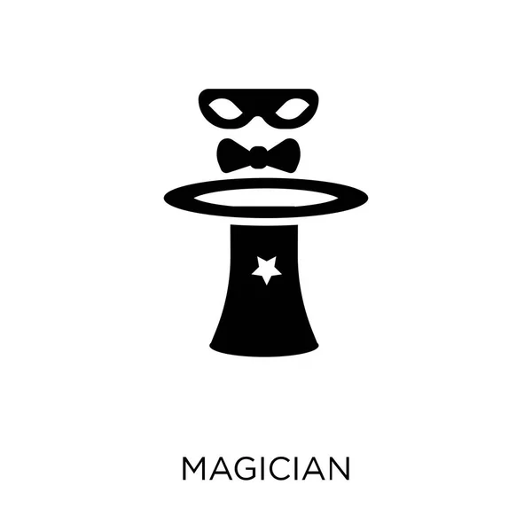 Magician Icon Magician Symbol Design Fairy Tale Collection Simple Element — Stock Vector