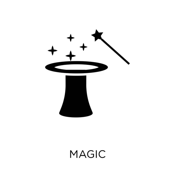 Magic Ikonra Mágikus Szimbólum Design Gyűjtemény Mese Egyszerű Elem Fehér — Stock Vector
