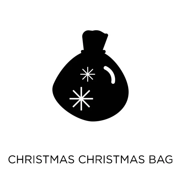 Icône Sac Noël Noël Noël Noël Sac Symbole Design Collection — Image vectorielle