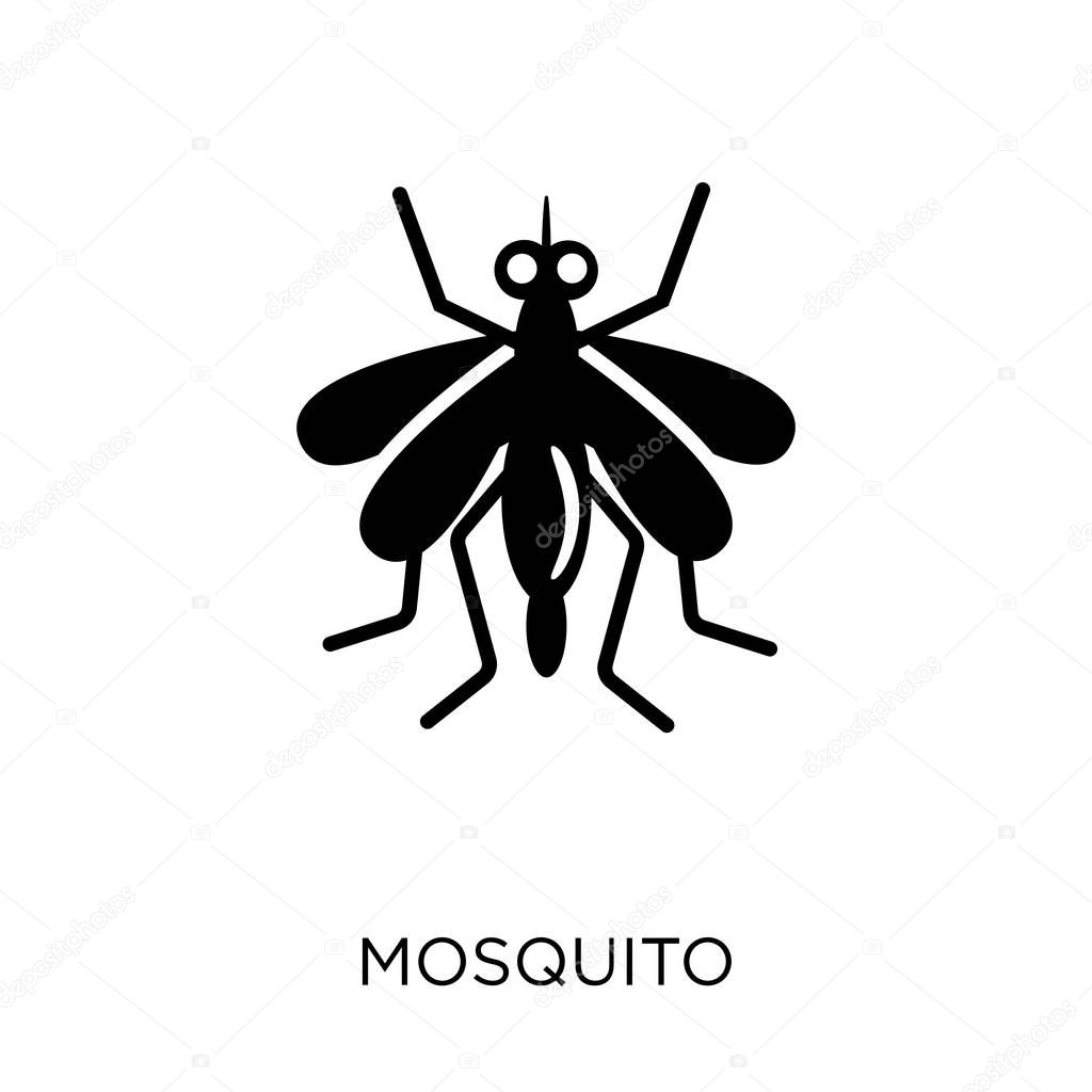 Mosquito icon. Mosquito symbol design from Animals collection. Simple element vector illustration on white background.