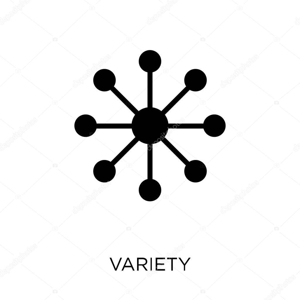 Variety icon. Variety symbol design from Analytics collection. Simple element vector illustration on white background.