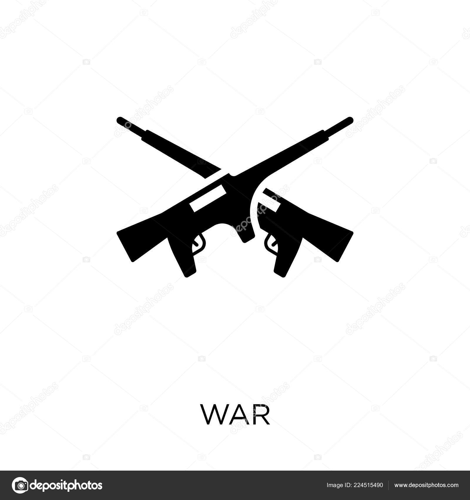 War Icon War Symbol Design Political Collection Simple Element Vector