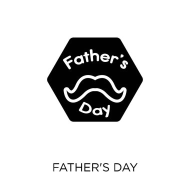 Babalar günü simgesi. Babalar günü sembolü tasarım Amerika Birleşik Devletleri koleksiyonundan. Basit öğe vektör çizim beyaz arka plan üzerinde.