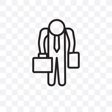 Başarısızlık vektör lineer simgesi üzerinde şeffaf arka plan izole, başarısızlık saydamlık kavramı web ve mobil için kullanılabilir