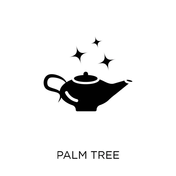 Icono Palmera Diseño Símbolo Palmera Colección Desert Ilustración Simple Del — Vector de stock