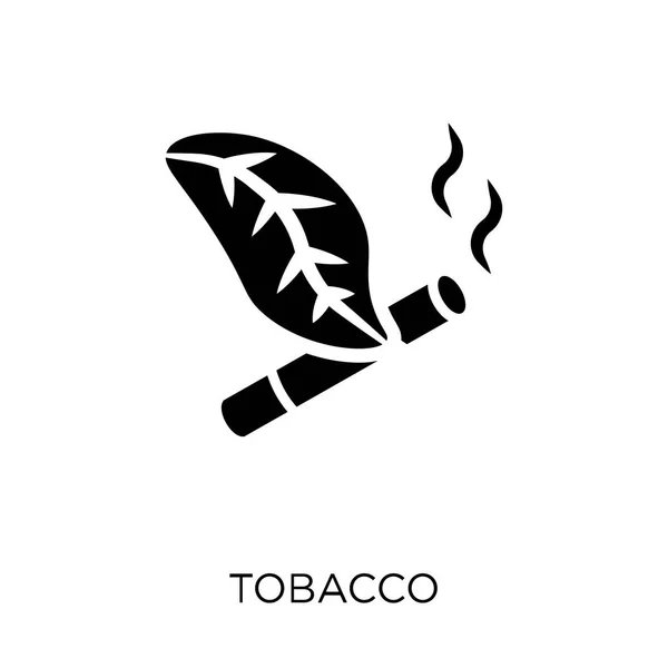 Ikona Tabáku Tabáku Symbol Designu Kolekce Desert Jednoduchý Prvek Vektorové — Stockový vektor
