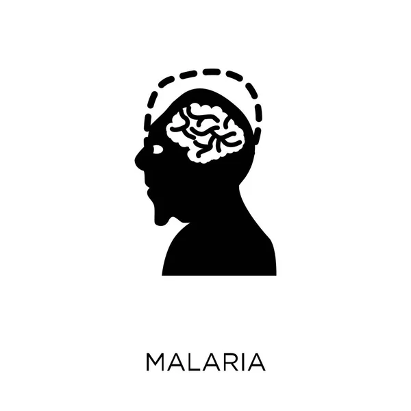 Icono Malaria Diseño Del Símbolo Malaria Colección Enfermedades Ilustración Simple — Vector de stock