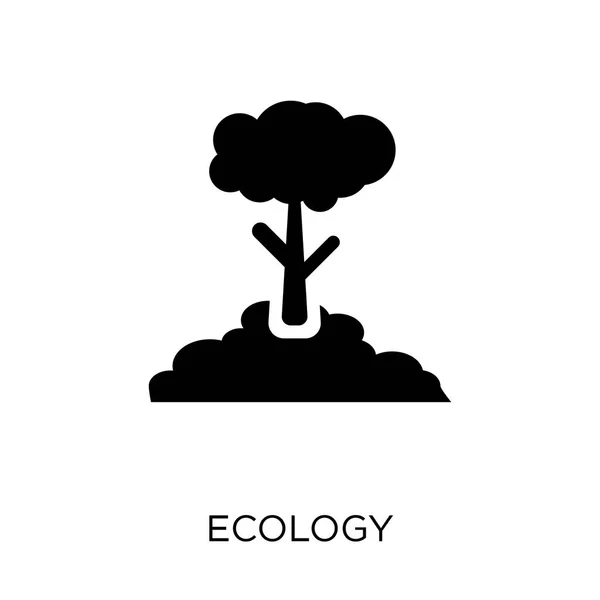 Icono Ecología Diseño Símbolo Ecología Colección Ecología Ilustración Simple Del — Archivo Imágenes Vectoriales