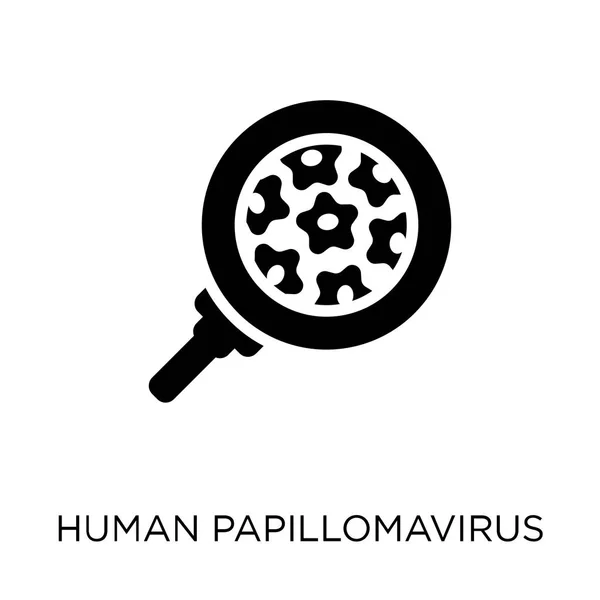 Humant Papillomvirus Ikonen Humant Papillomvirus Symbol Design Från Sjukdomar Samling — Stock vektor