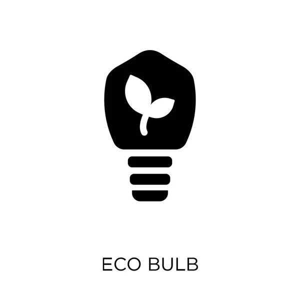 Eco Lampa Ikonen Eco Lampa Symbol Design Från Ekologi Samling — Stock vektor