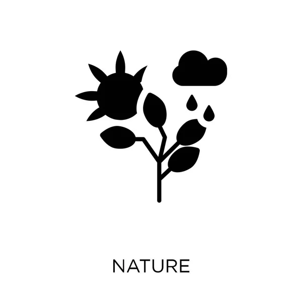 Ícone Natureza Design Símbolo Natureza Coleção Ecologia Ilustração Vetorial Elemento — Vetor de Stock