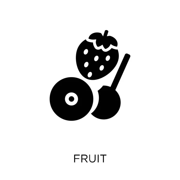 Ikona Ovoce Ovoce Symbol Designu Kolekce Ovoce Zeleniny Jednoduchý Prvek — Stockový vektor