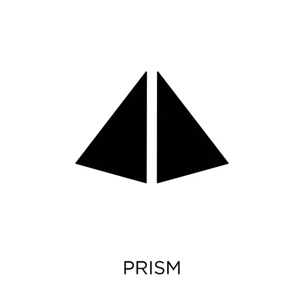 Prisma Ikonen Prism Symbol Design Från Geometri Samling Enkelt Element — Stock vektor