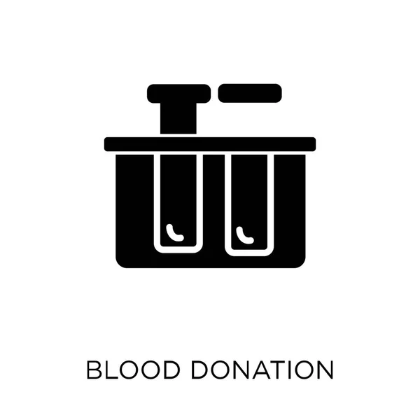 Ikon Donasi Darah Simbol Donasi Darah Desain Dari Kesehatan Dan - Stok Vektor