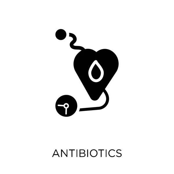 Icono Antibióticos Diseño Símbolos Antibióticos Colección Salud Medicina Ilustración Simple — Vector de stock