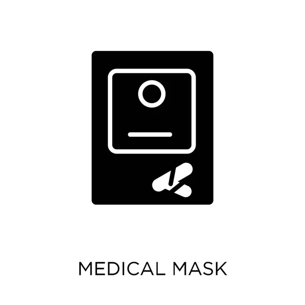 Icona Della Maschera Medica Maschera Medica Simbolo Progettazione Salute Collezione — Vettoriale Stock