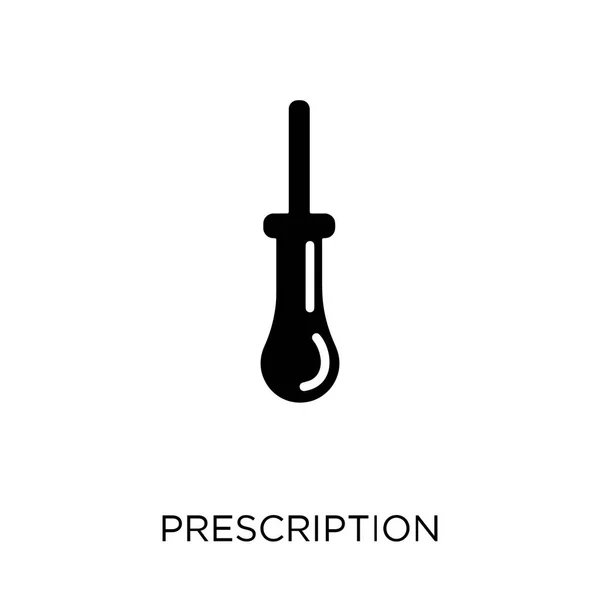 Ícone Prescrição Design Símbolo Prescrição Saúde Coleção Médica Ilustração Vetorial —  Vetores de Stock