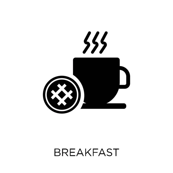 Icono Del Desayuno Diseño Del Símbolo Del Desayuno Colección Restaurante — Vector de stock