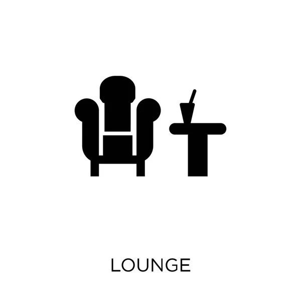 Lounge Ikonen Lounge Symbol Design Från Hotel Collection Enkelt Element — Stock vektor