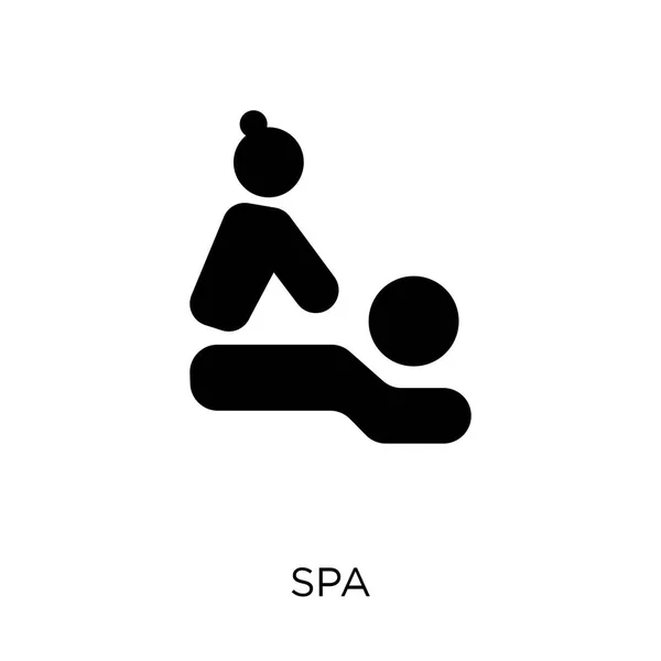 Spa Ikone Spa Symboldesign Aus Der Hotelkollektion Einfache Elementvektorabbildung Auf — Stockvektor