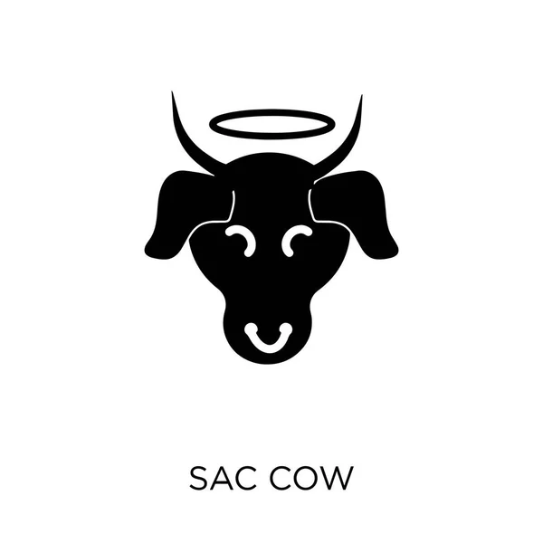 Icône Vache Sacrée Symbole Vache Sacrée Design Collection Inde Illustration — Image vectorielle