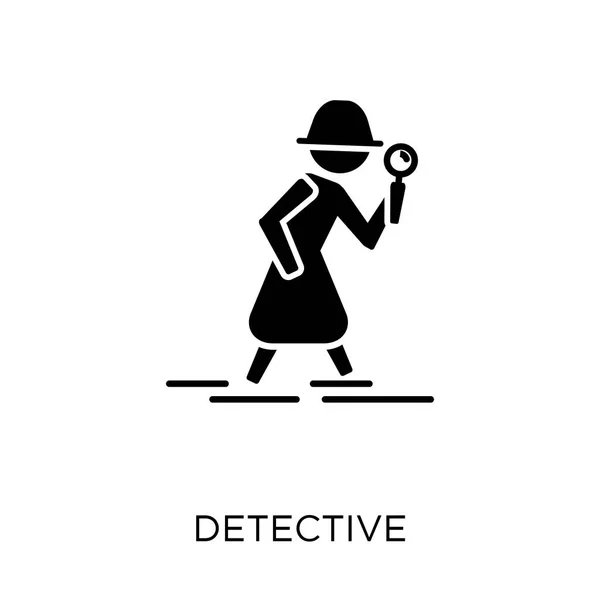 Detective Icon Detective Symbol Design Professions Collection Simple Element Vector — Stock Vector