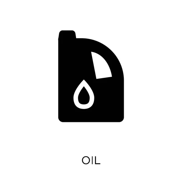 Ícone Óleo Projeto Símbolo Óleo Coleção Indústria Ilustração Vetorial Elemento —  Vetores de Stock
