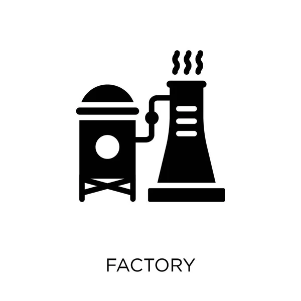 Factory Icon Factory Symbol Design Industry Collection Simple Element Vector — Stock Vector