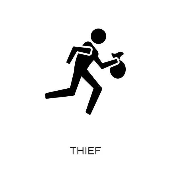 Thief Icon Thief Symbol Design Professions Collection Simple Element Vector — Stock Vector