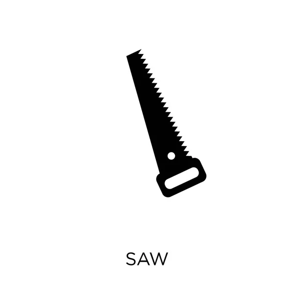 Saw Icon Saw Symbol Design Industry Collection Simple Element Vector — Stock Vector