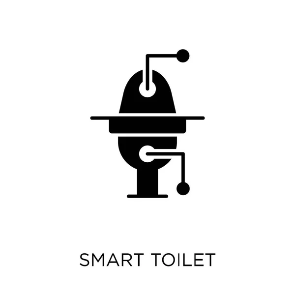 Smart Toilet Icon Smart Toilet Symbol Design Коллекции Smartome Простая — стоковый вектор